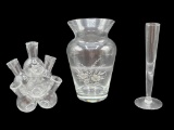 (3) Decorative Glass Vases