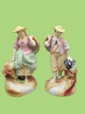 Set of (2) figurines