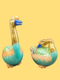 Pair of Porcelain Ducks by Andrea