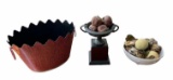 (3) Decorative Items, Including Juliska Bowl