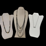 (3) Fashion Jewelry Necklaces