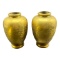 (2) Brass Vases