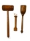 (3) Vintage Wooden Kitchen Items