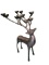 Large Metal Deer Candelabra