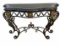 Maitland Smith Marble and Iron Console Table - 49 1/2