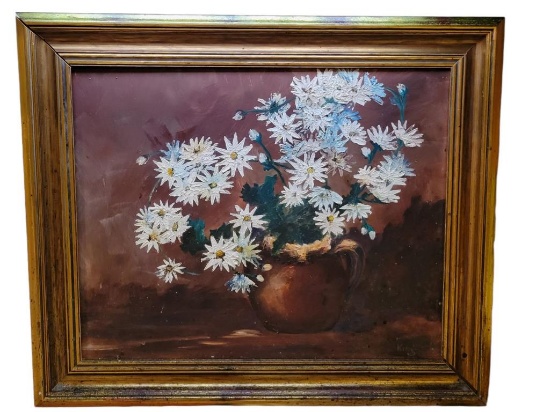 Framed Painting signed King