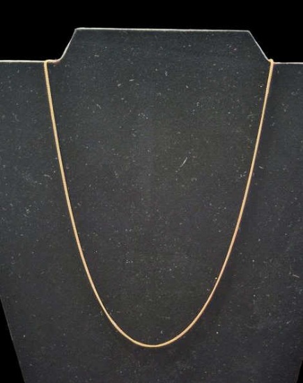 18" 10Kt Yellow Gold Chain, 1.7 Grams