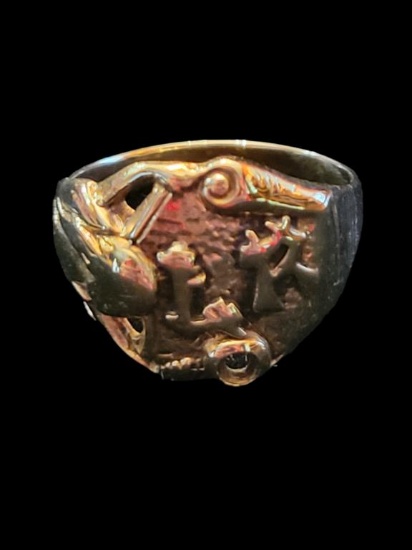 Unmarked Gold Ring - Probably 10Kt