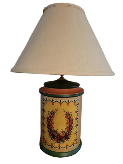 Ceramic Hand Painted Lamp
