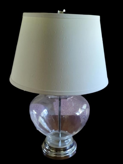 Glass Table Lamp