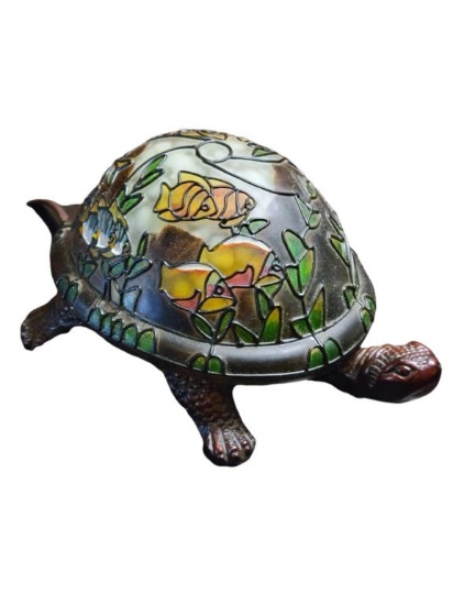 Stained Glass Turtle Lamp