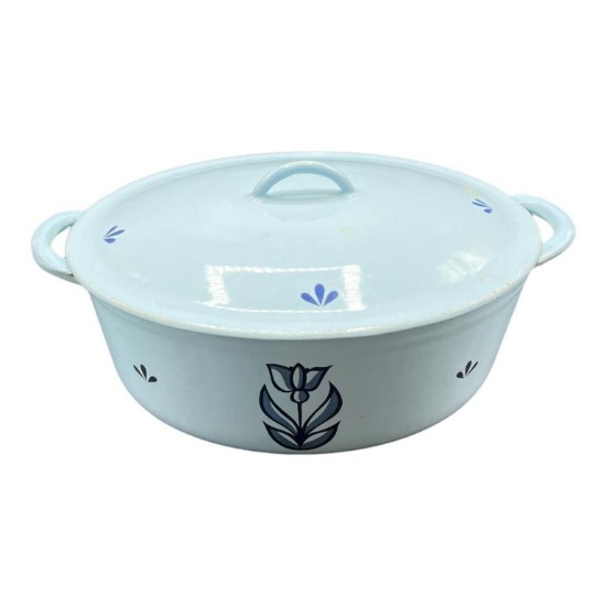 Cast Iron Covered Roaster by DRU Made in Holland