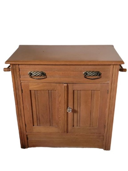 2-Door 1-Drawer Cabinet - 28” x 14”, 27 1/2” H