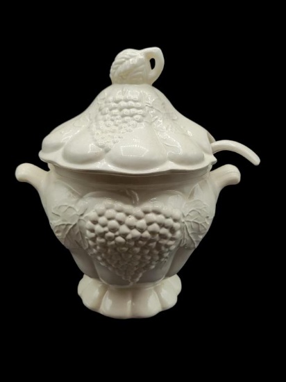 California Pottery Soup Tureen w/Ladle