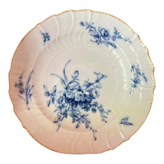 9.5" Flow Blue Plate by KPM