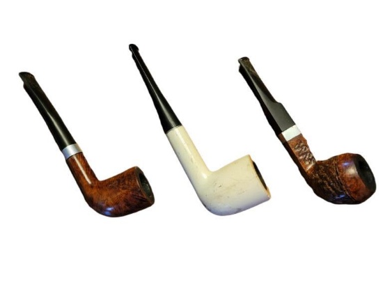(3) Vintage Pipes: (2) Dr. Grabow (Royal Duke a