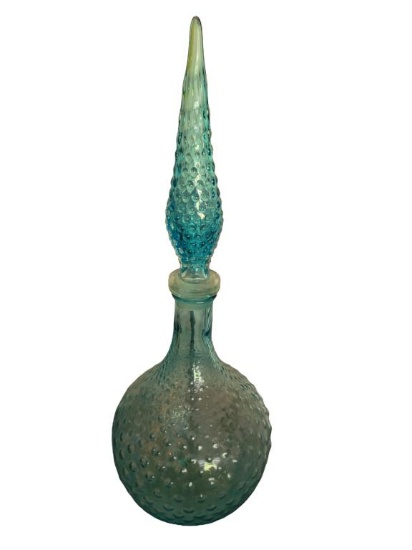 Mid Century Modern Hobnail Genoe Bottle