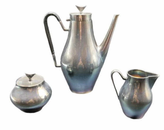 "Denmark" by Reed & Barton Pewter Coffee Pot,