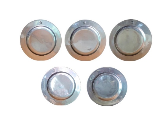 (5) Wilton Armetale 13" Chargers