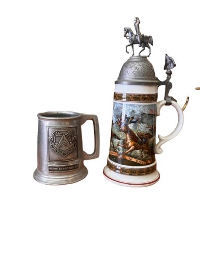 Goebel Stein & Pewter Mug