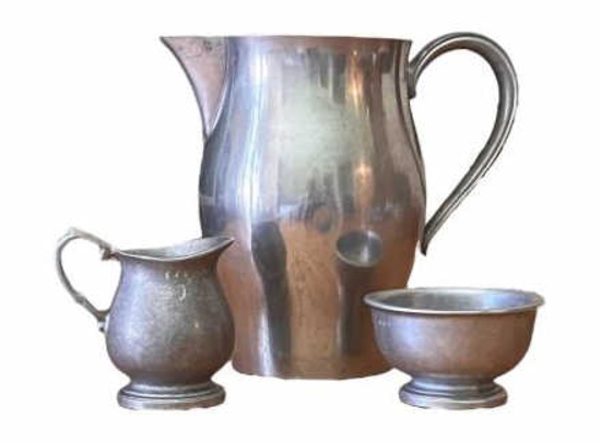 Assorted Pewter Items