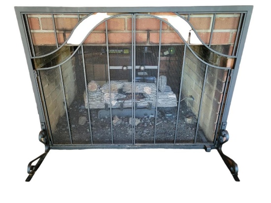 Metal Fireplace Screen