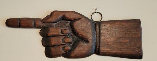 Hanging Folk Art Sign