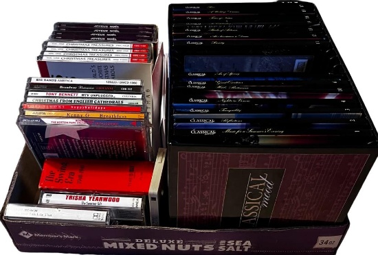Assorted CDs and Cassettes
