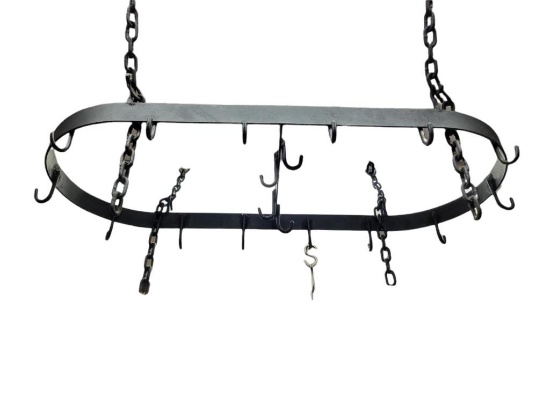 Iron Hanging Pot Holder 31" x 14"