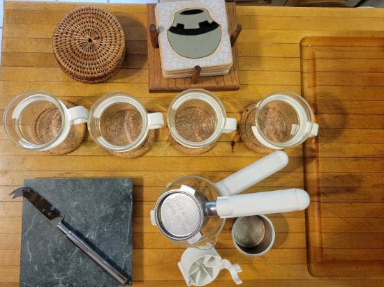 Marble Cheese Board, Coasters, etc.