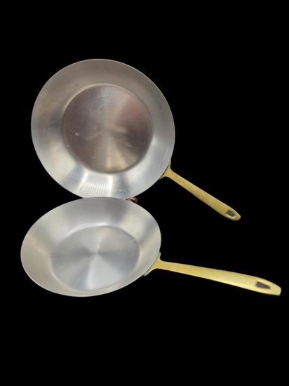 (2) Paul Revere Copper and Brass Pans