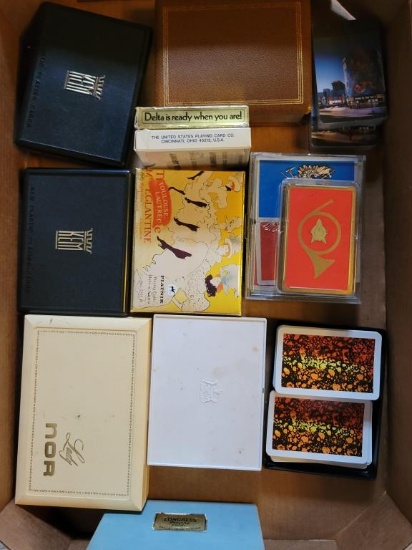 Large Lot of Vintage Collectible Playing Cards