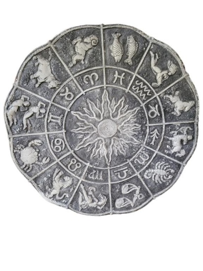Large Metal Zodiac 26" Diameter
