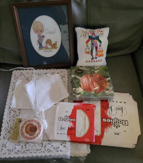 Cross Stitch, Paper Doilies, etc.