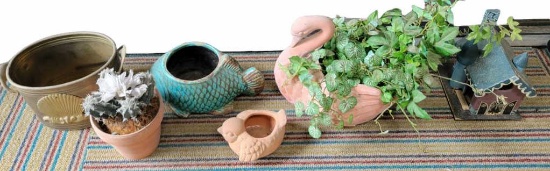 Assorted Planters, etc.