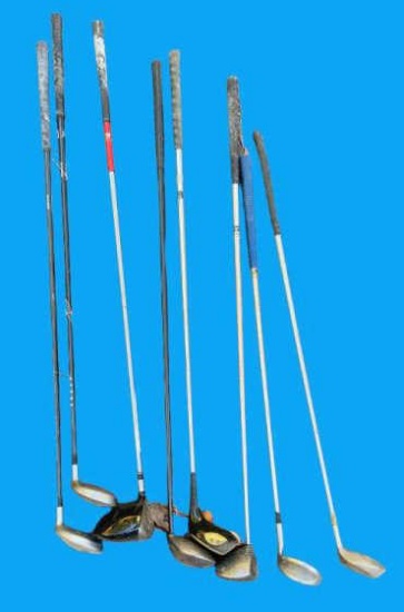 Golf Clubs: Assorted Woods, etc.