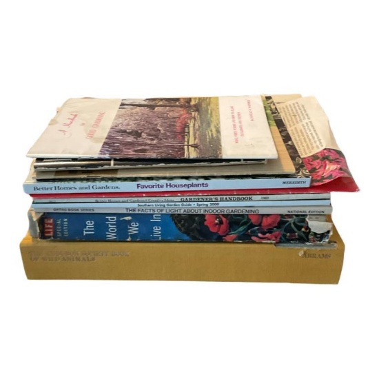 Assorted Gardening Books