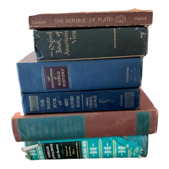 (6) Hardback Books