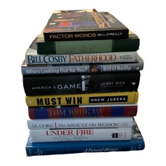 (10) Hardback Books