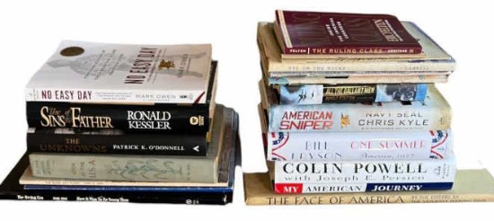Assorted Americana Themed Books
