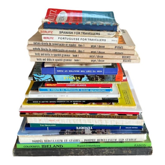 Assorted Travel and Language Books