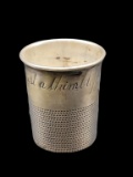 Towle Sterling Silver Thimble Shaped Shot Glass