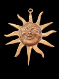 Sterling Silver Sun Pendant, 18 Grams