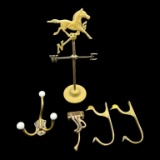 Assorted Decorative Brass Items