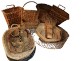 Assorted Wicker Baskets