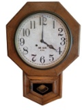 New Haven Pendulum Wall Clock w/Key