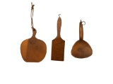 Vintage Wooden Kitchen Items Including Butter