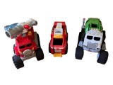 2012 Hasbro Transformer, (2) Matchbox Trucks