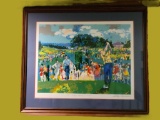 Framed and Double Matted Signed Leroy Neiman