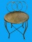 Gold Vanity Stool